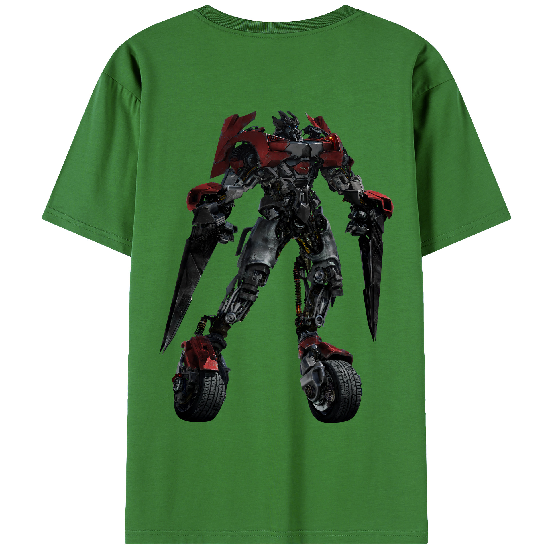 （画像用） Transformers トランスフォーマー レディース半袖Tシャツ(バックプリント)